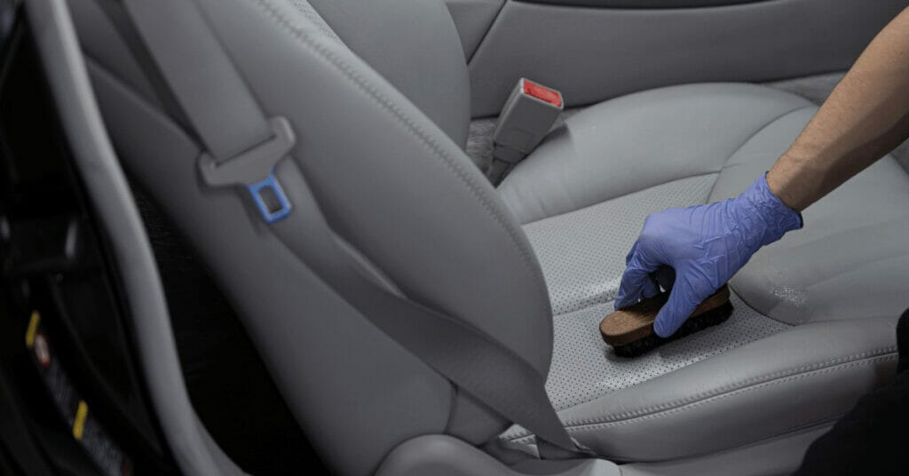 What to use to clean cream leather car seats