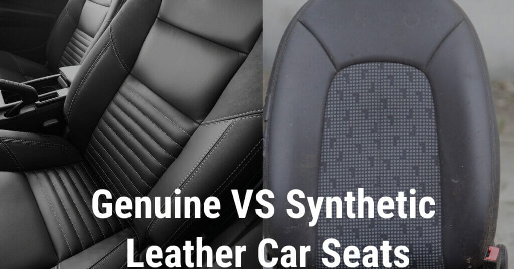 The difference between genuine and synthetic leather car seats