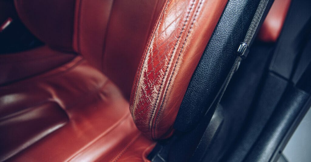 use baby wipes on leather car seats