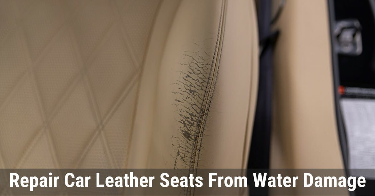 How to repair car leather seats from water damage
