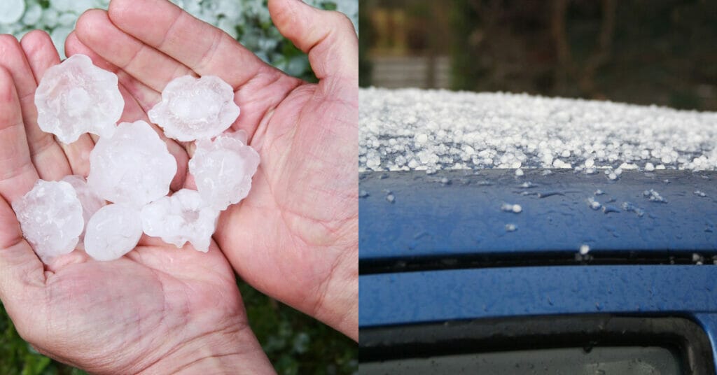 Can hail break car windows